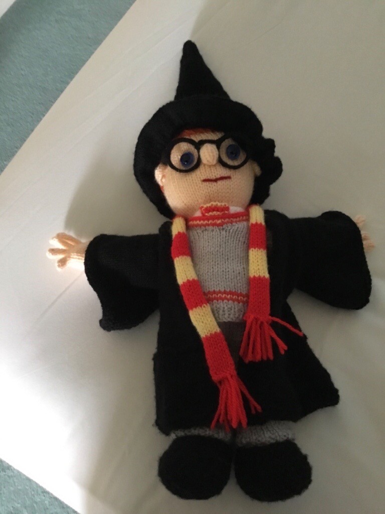harry potter knitted doll